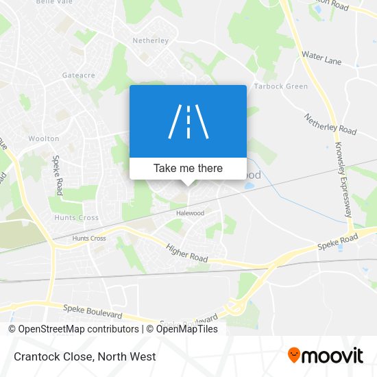 Crantock Close map