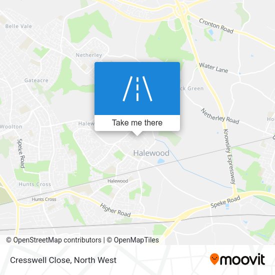 Cresswell Close map