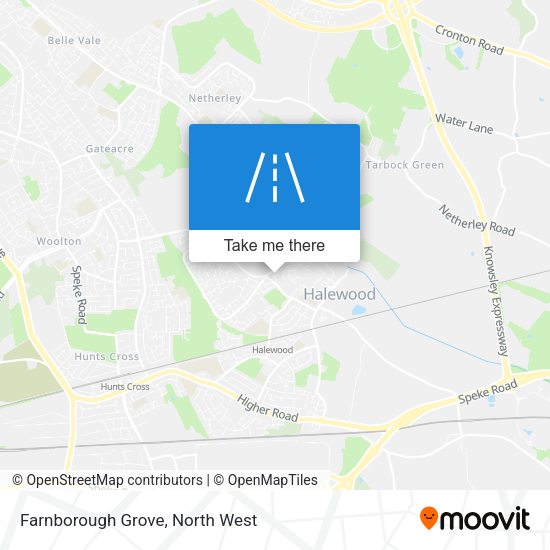 Farnborough Grove map