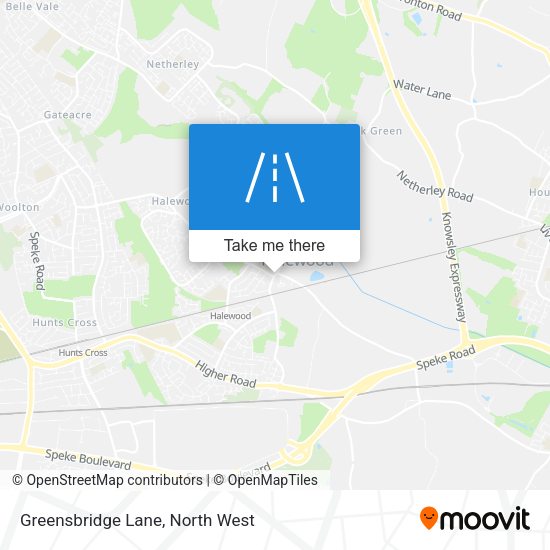 Greensbridge Lane map