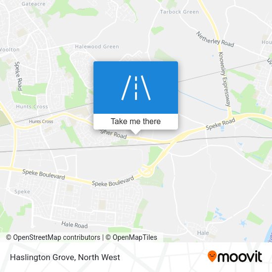 Haslington Grove map