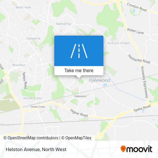 Helston Avenue map