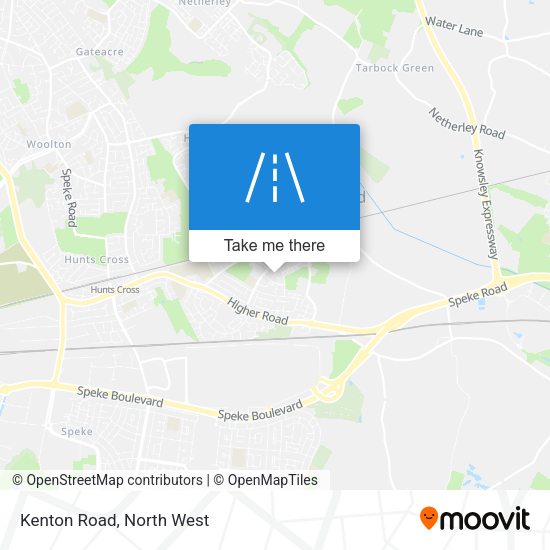 Kenton Road map