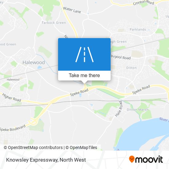 Knowsley Expressway map