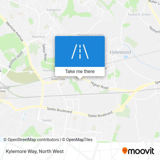 Kylemore Way map