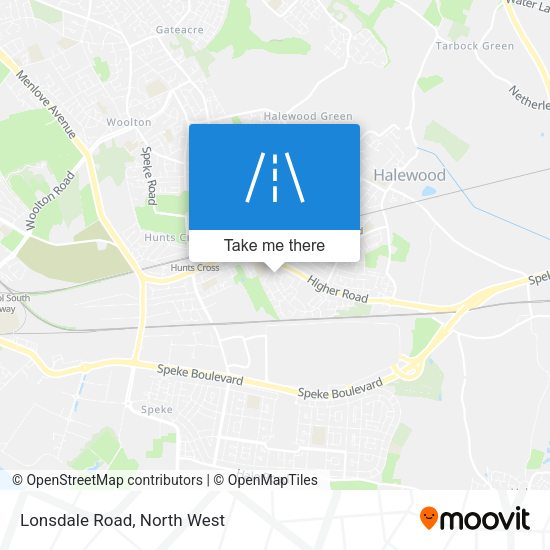 Lonsdale Road map