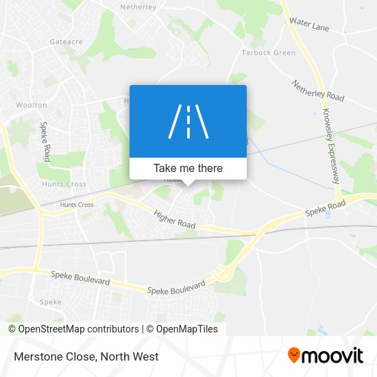 Merstone Close map