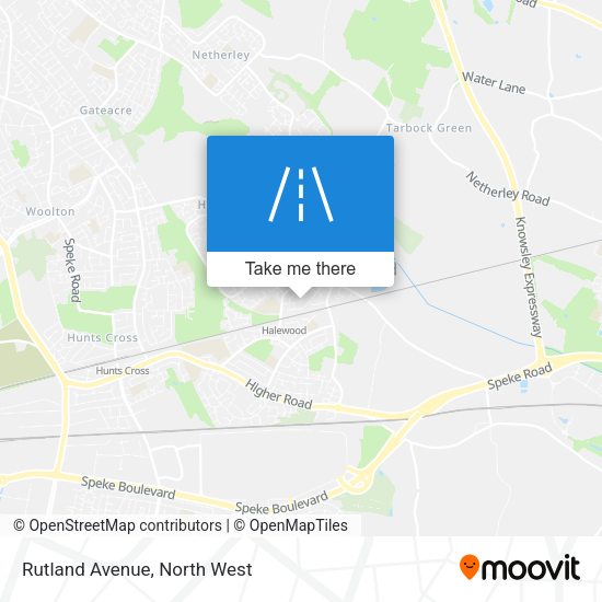 Rutland Avenue map