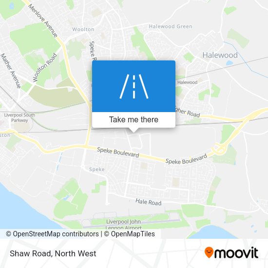 Shaw Road map