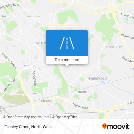 Tinsley Close map