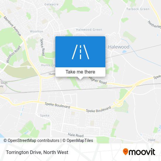 Torrington Drive map