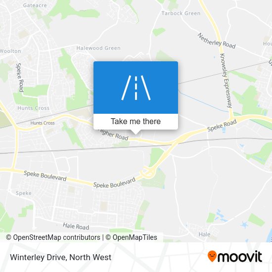 Winterley Drive map