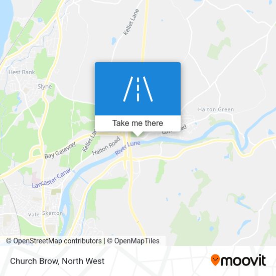 Church Brow map