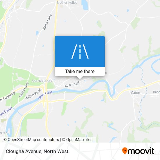 Clougha Avenue map