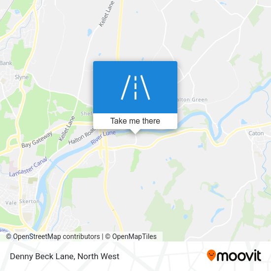 Denny Beck Lane map