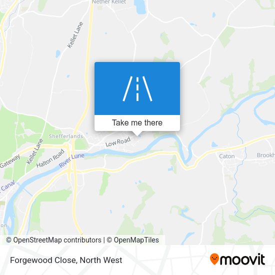 Forgewood Close map