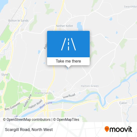 Scargill Road map