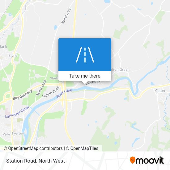 Station Road map