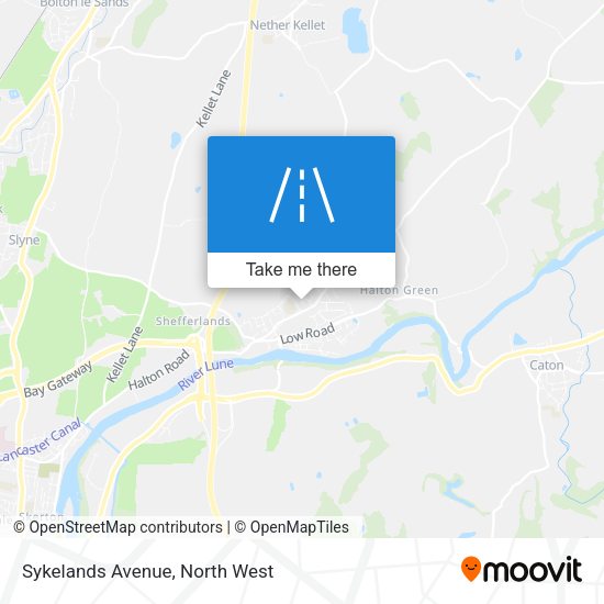 Sykelands Avenue map