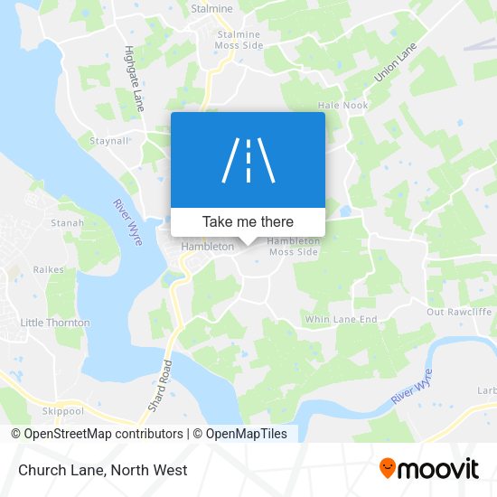 Church Lane map