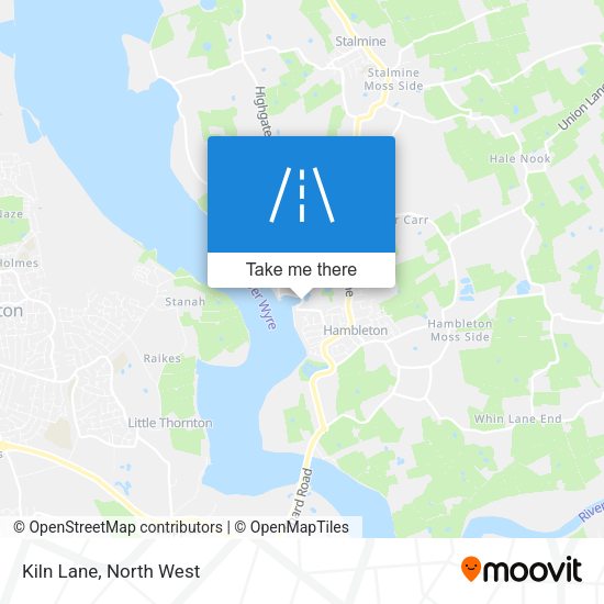 Kiln Lane map