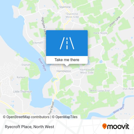 Ryecroft Place map