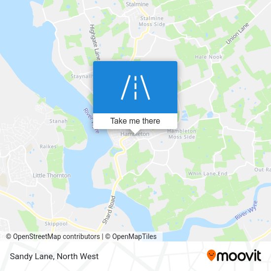 Sandy Lane map