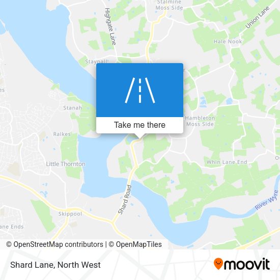 Shard Lane map
