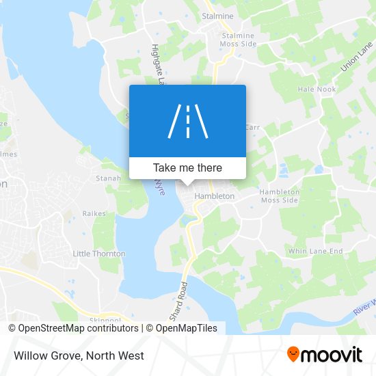 Willow Grove map