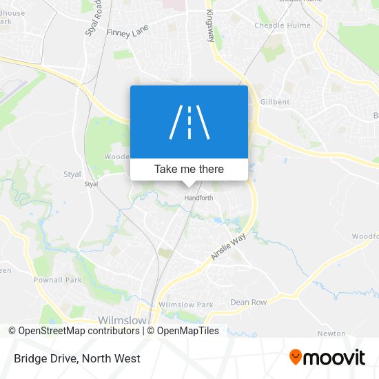Bridge Drive map