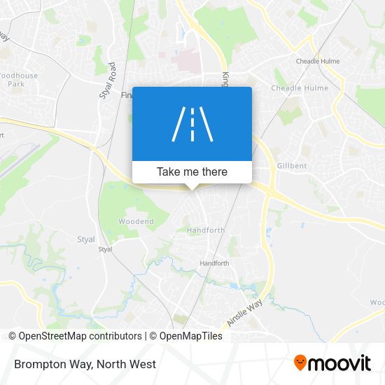 Brompton Way map