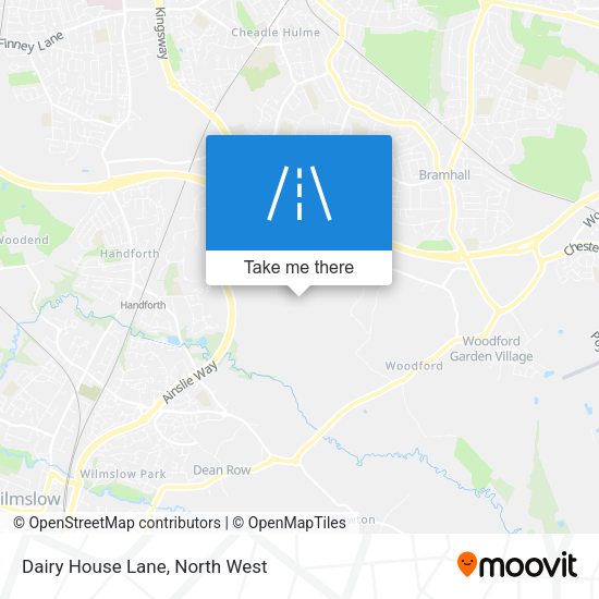Dairy House Lane map