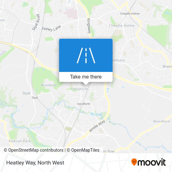 Heatley Way map