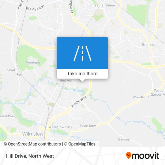 Hill Drive map