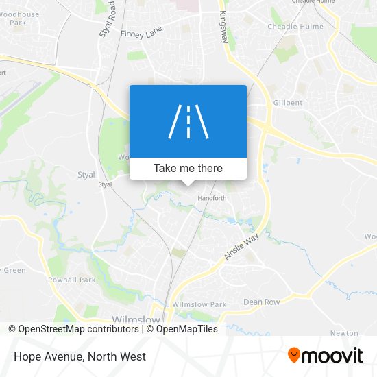 Hope Avenue map
