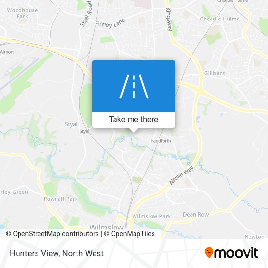 Hunters View map