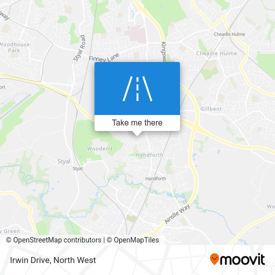 Irwin Drive map