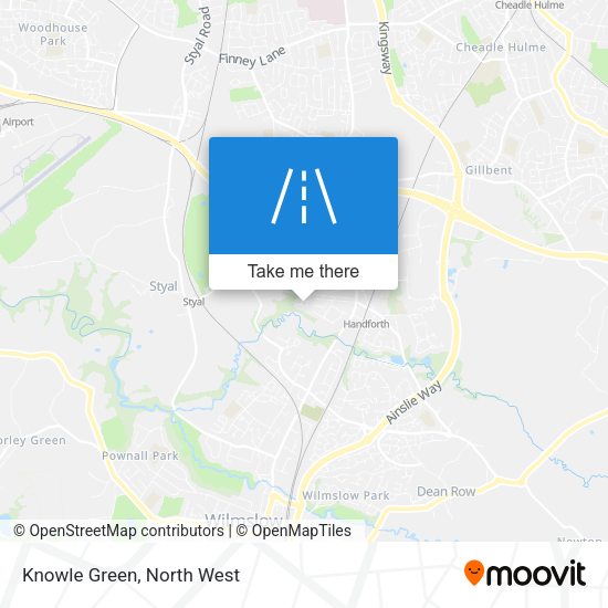 Knowle Green map
