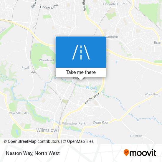 Neston Way map