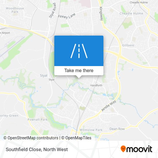 Southfield Close map