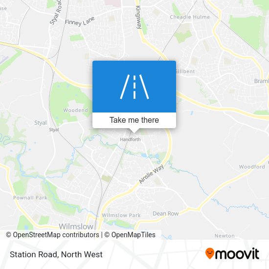 Station Road map