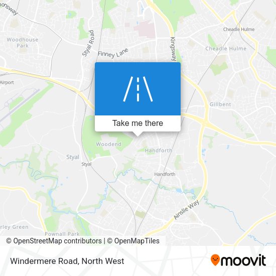 Windermere Road map