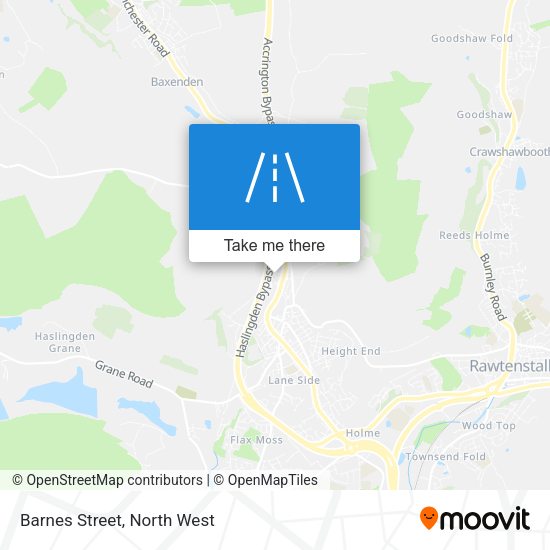 Barnes Street map