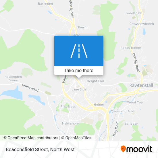 Beaconsfield Street map