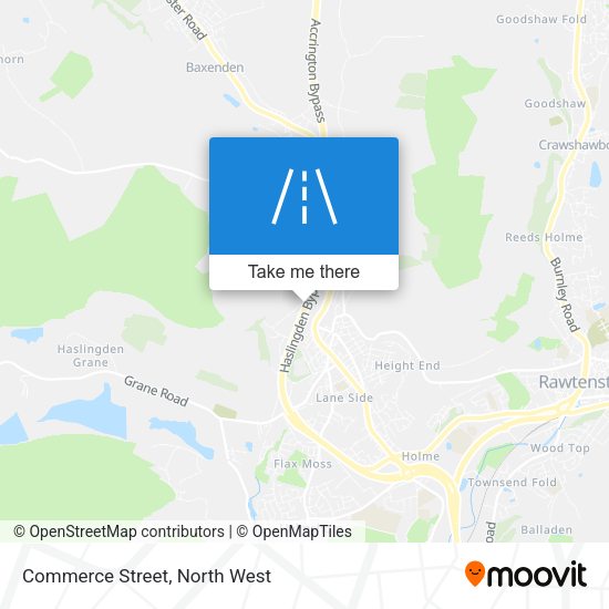 Commerce Street map