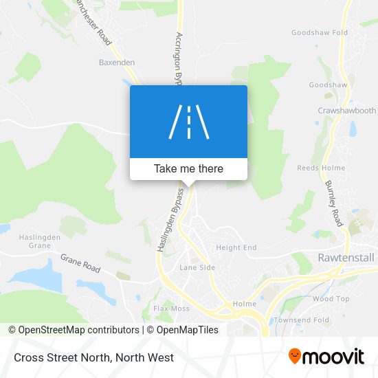 Cross Street North map