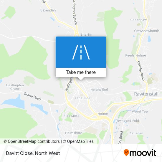 Davitt Close map