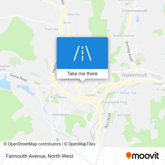 Falmouth Avenue map