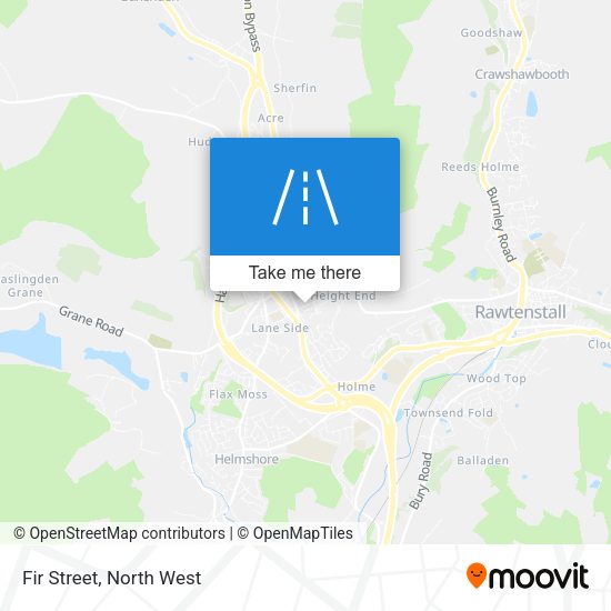 Fir Street map