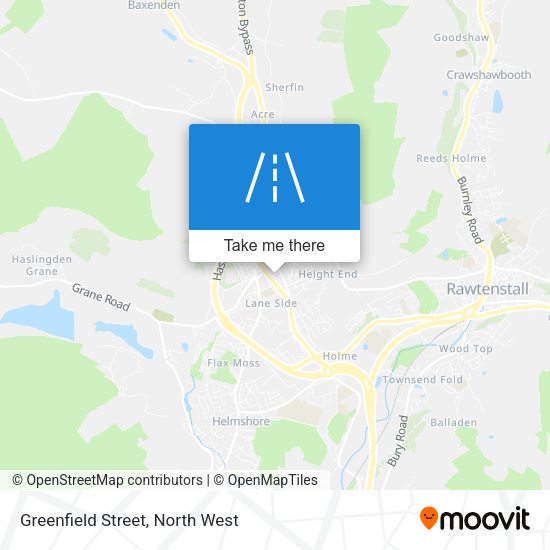 Greenfield Street map